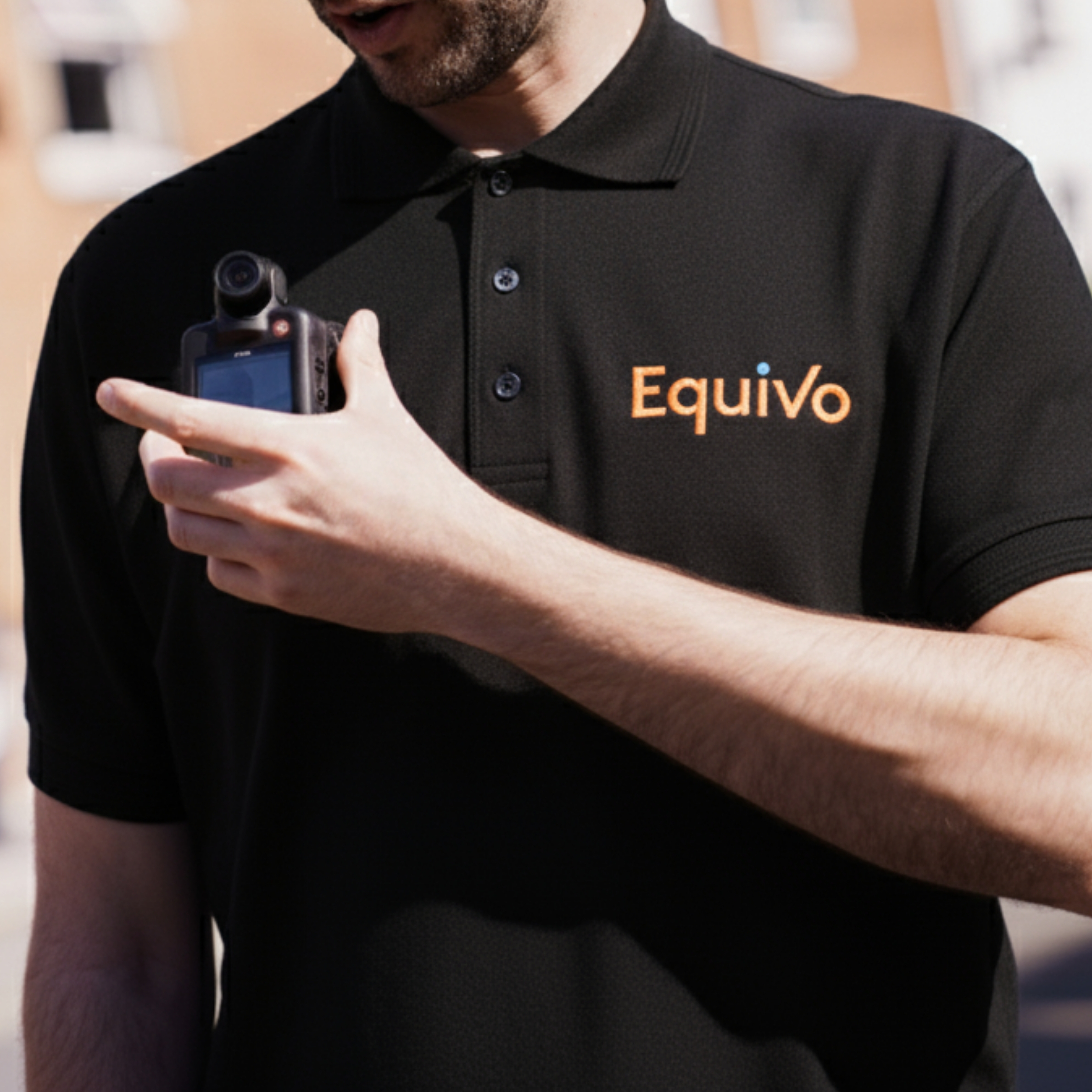 enforcement agent using his body worn video