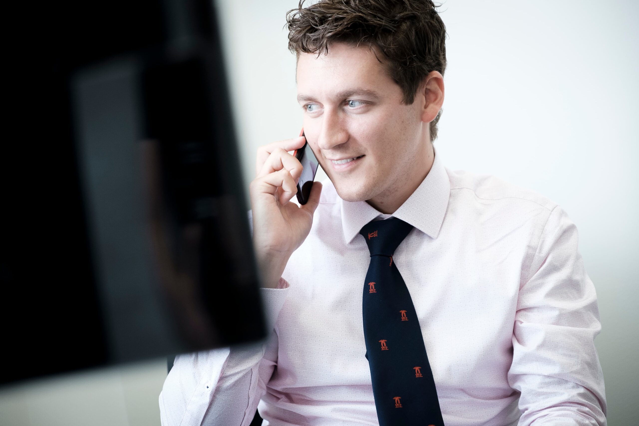 Equivo colleague providing professional possession order enforcement support over the phone